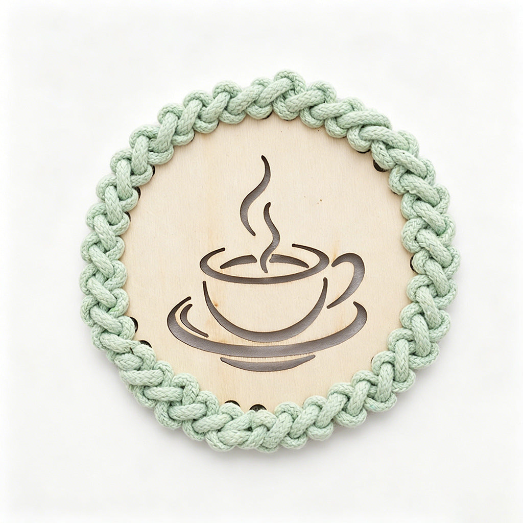 Decorative Macrame Coffee Cup Coaster Kalsten