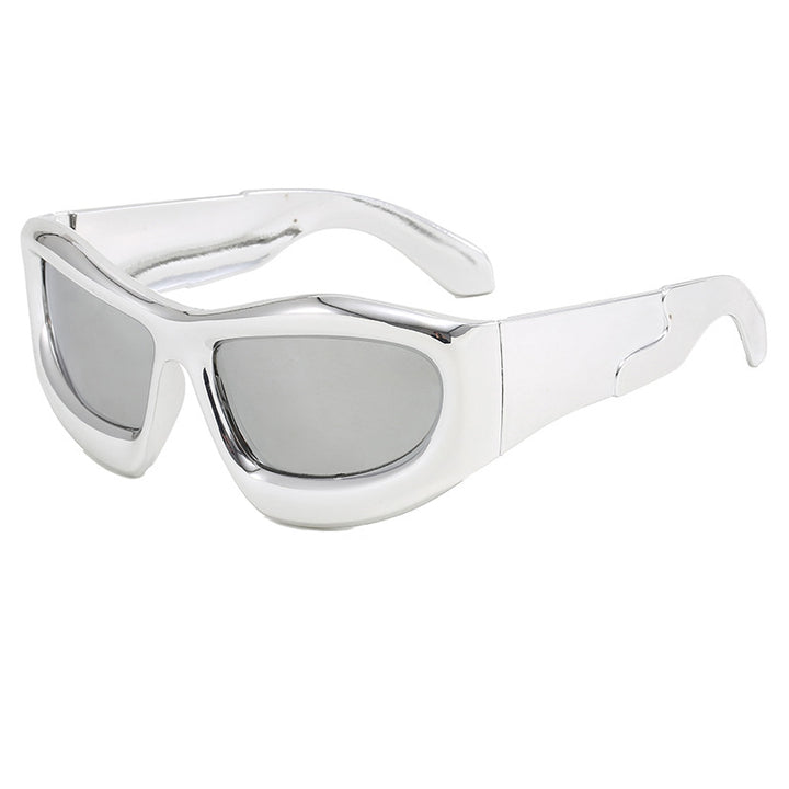 Women's Sporty Sunglasses with Robust, Geometric Frame Design Kalsten