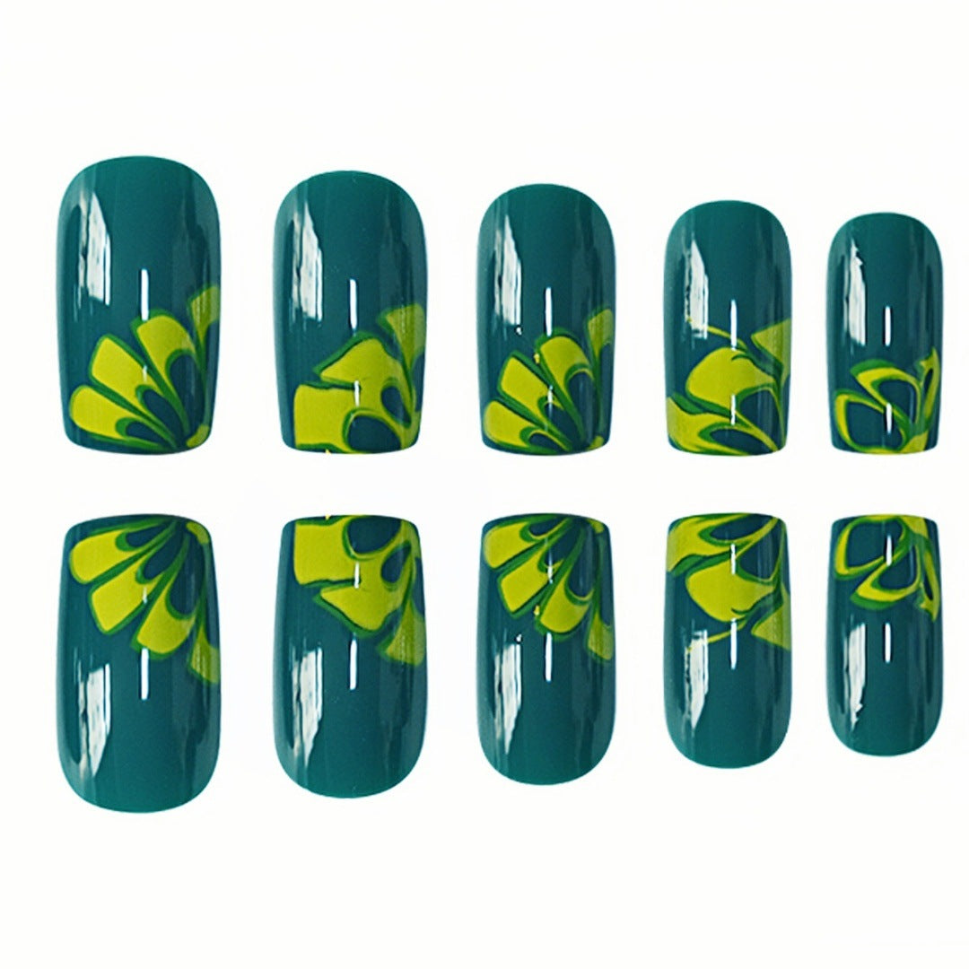 Artistic Marble Effect Nail Art Extensions Kalsten