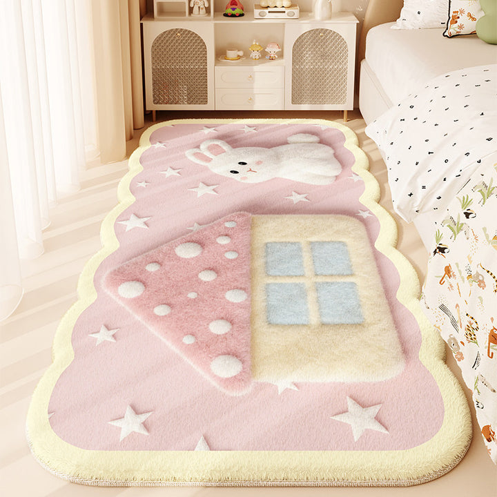 Cartoon-Themed Kids Area Rug