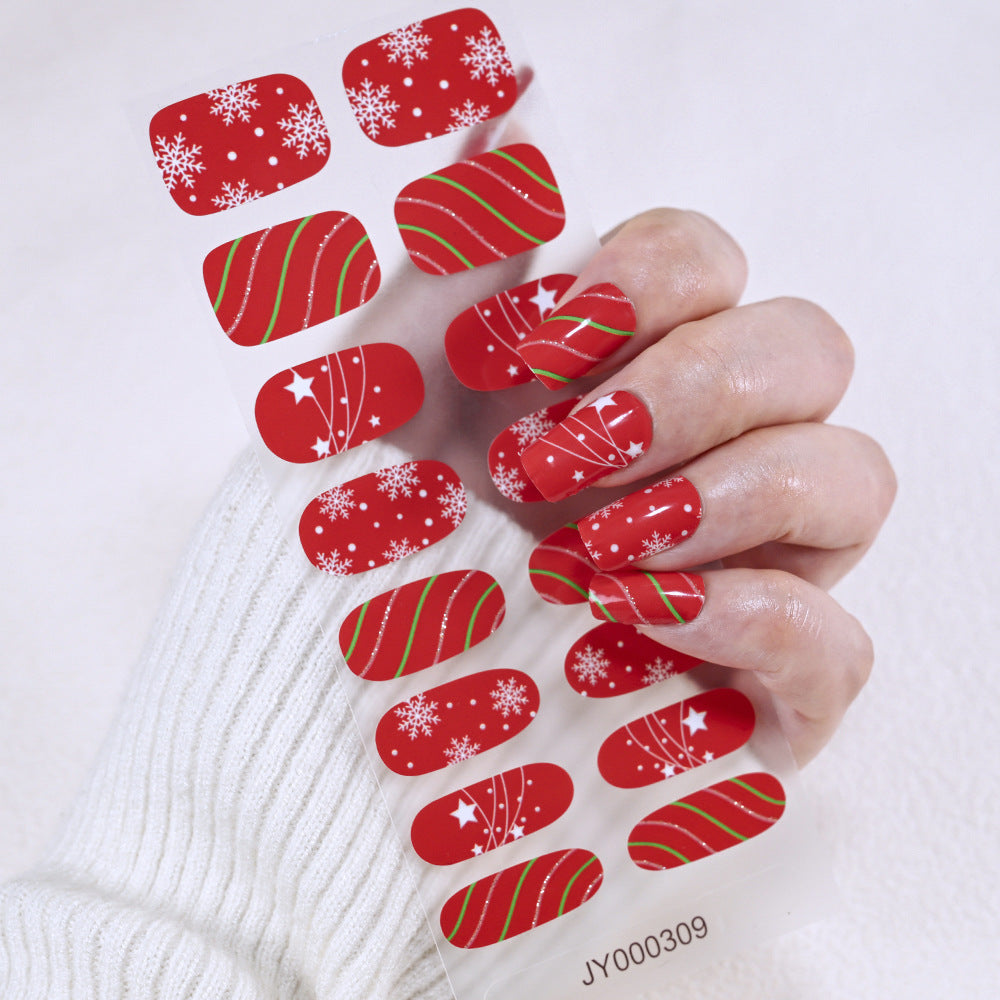 Holiday-Themed Nail Art Stickers