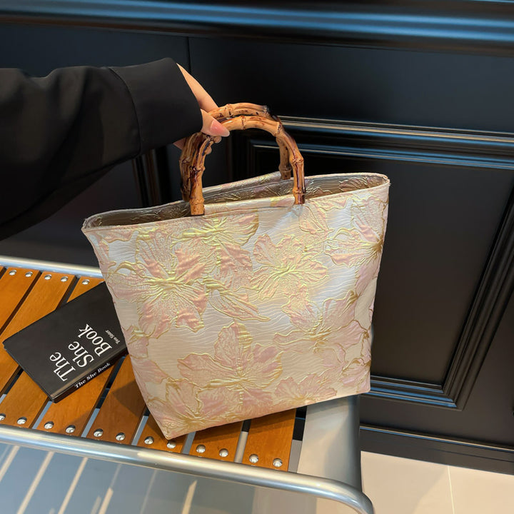 Elegant Floral Tote Bag