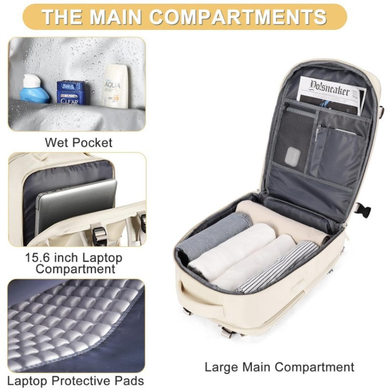Multi-Compartment Travel Backpack Kalsten