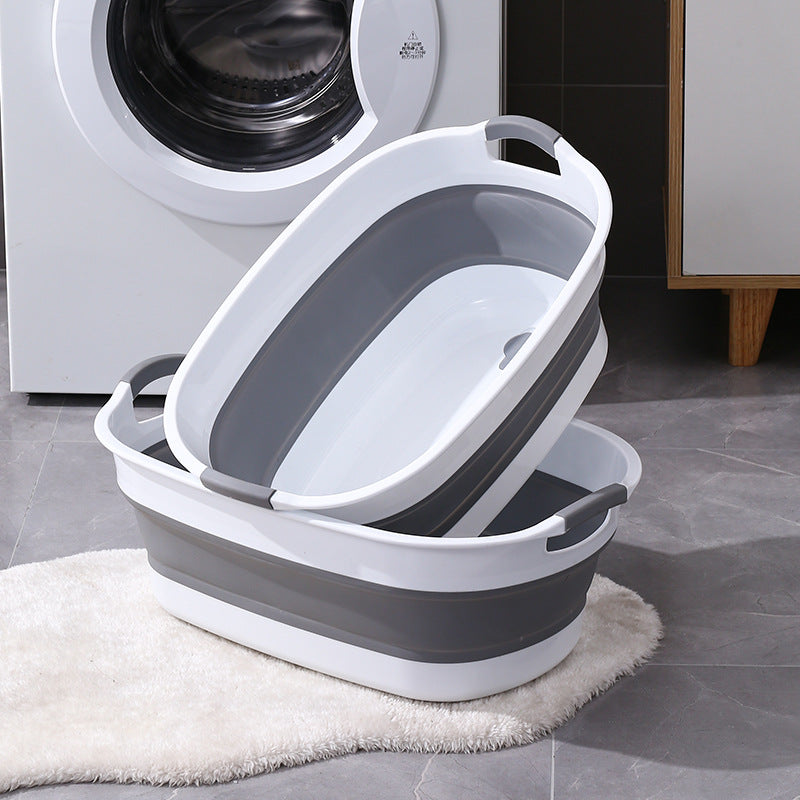Collapsible Multifunctional Washing Tub made of shatterproof Plastic