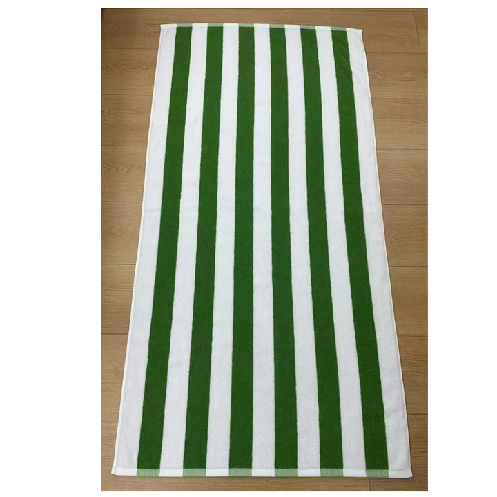 Terry Bath Towel With Vivid Stripe Pattern Kalsten