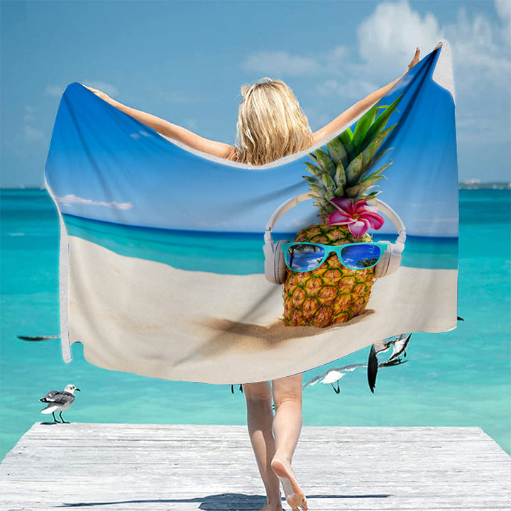 Beach towel with creative surf motif Kalsten