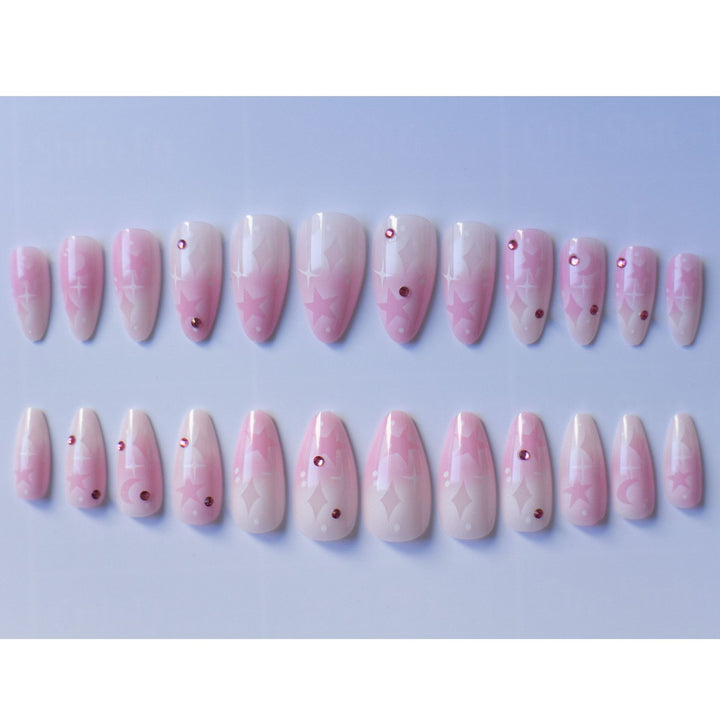 Artistic Star-Embellished Nail Art Kit