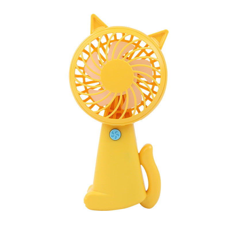 Women's Portable Cat Design Hand Fan Kalsten
