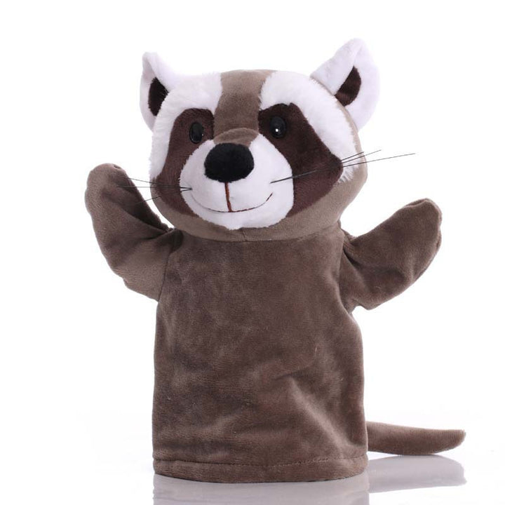 Plush Tiger Hand Puppet With Soft Fleece Movable Mouth Embroidered Features