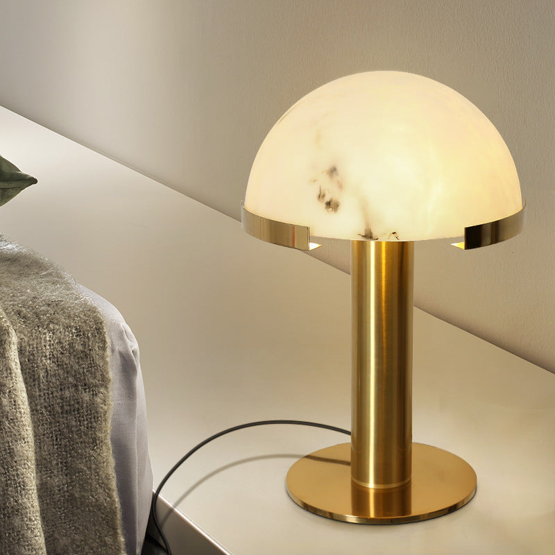 Modern Marble Dome Table Lamp