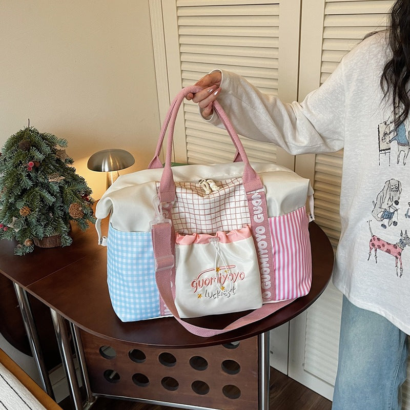Stylish Multi-Colored Travel Duffel Bag Kalsten