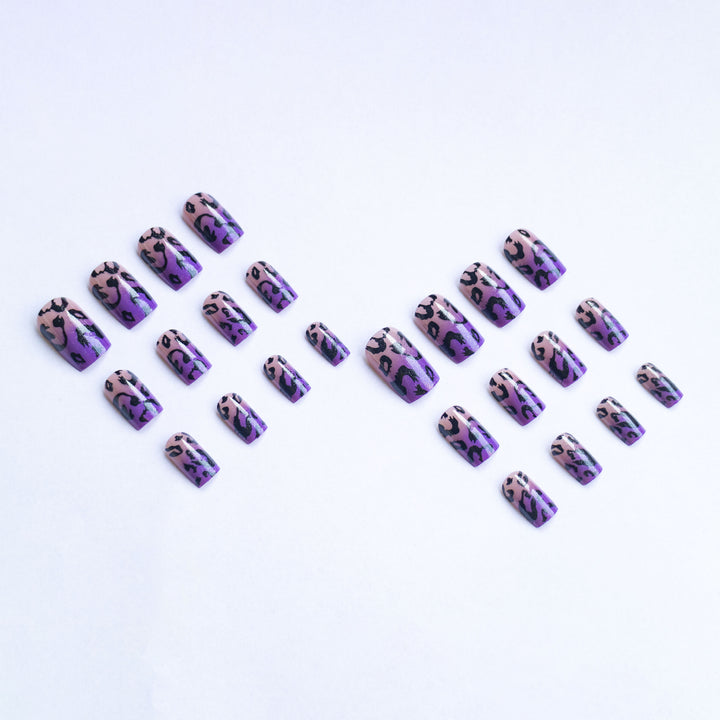 Wild Leopard Print Nail Art Set