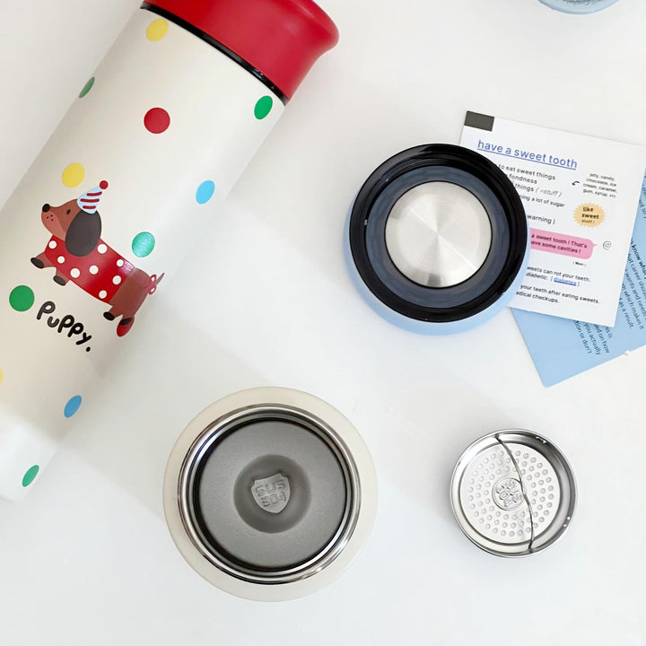 Women's coffee thermos in playful design Kalsten