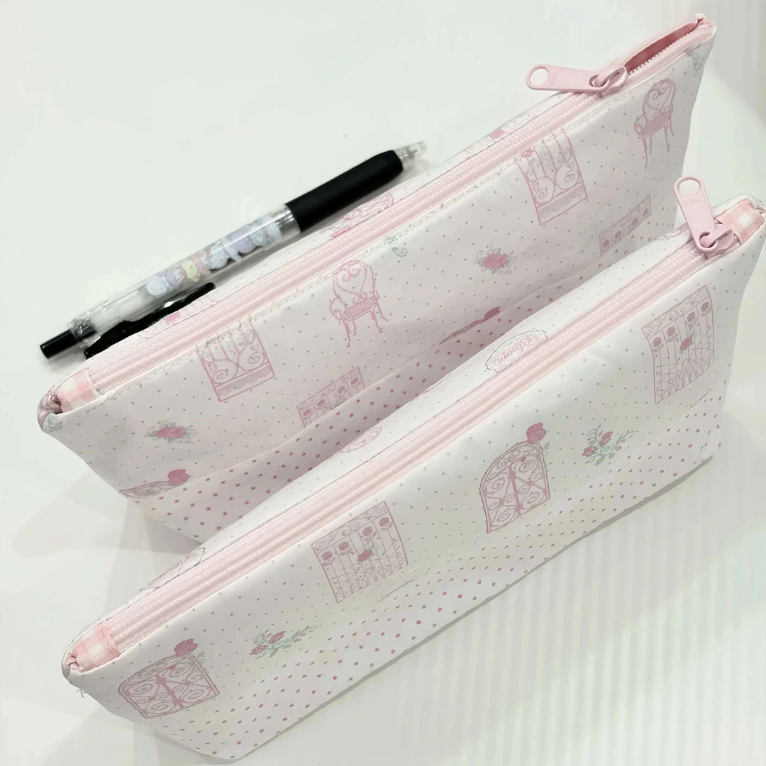 Stylish Floral Print Pencil Case