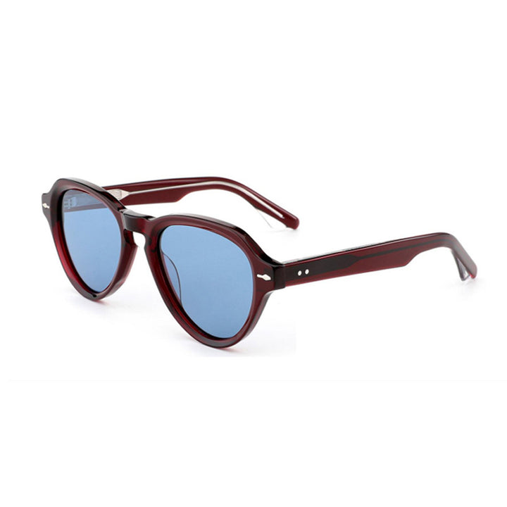 Ladies fashionable sunglasses in elegant, round design with polarized lenses Kalsten