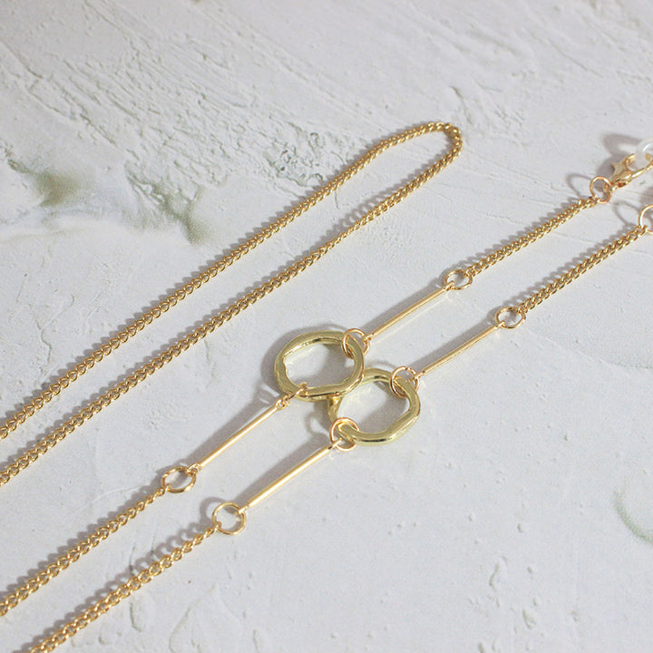 Elegant necklace with geometric details Kalsten