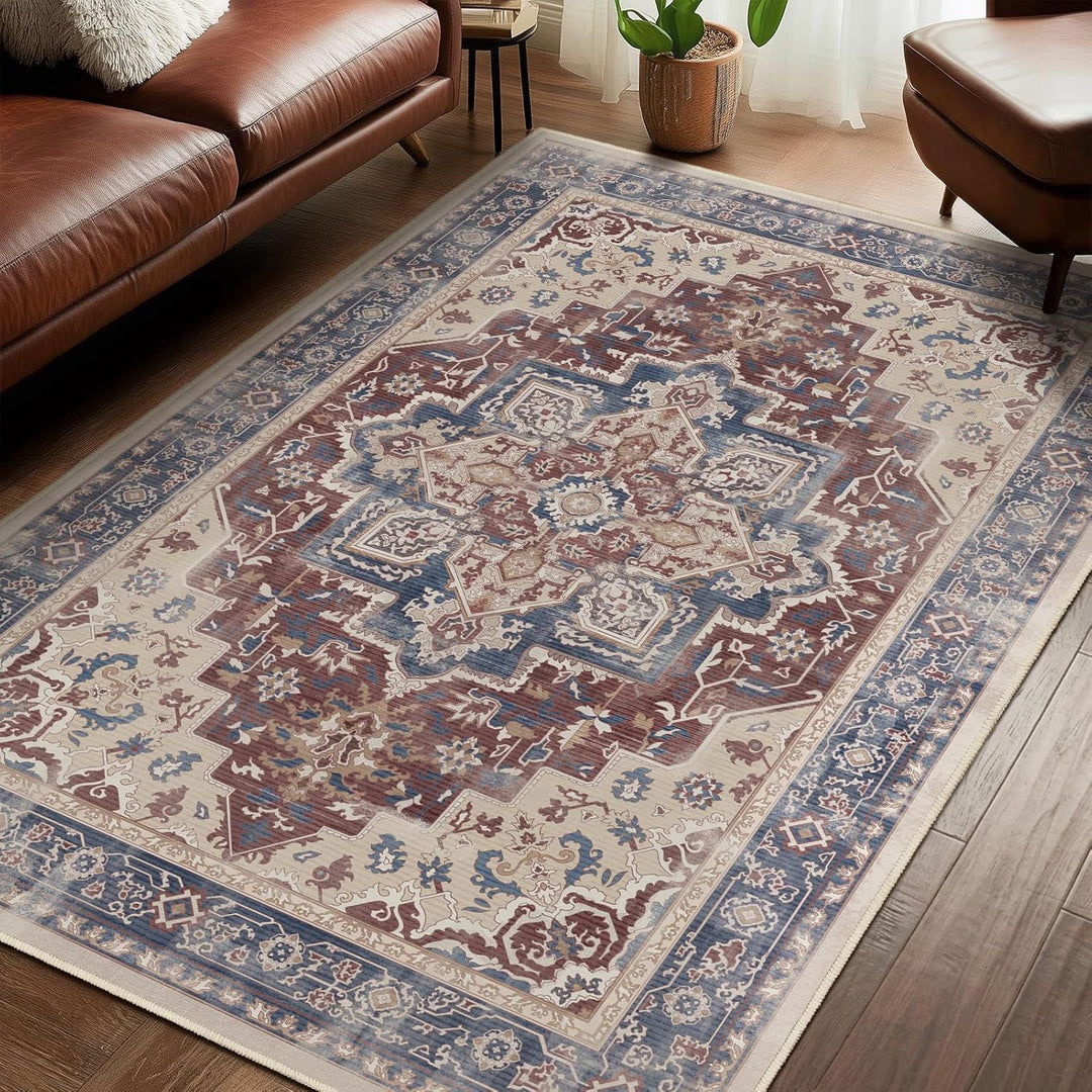 Elegant Vintage-Style Area Rug