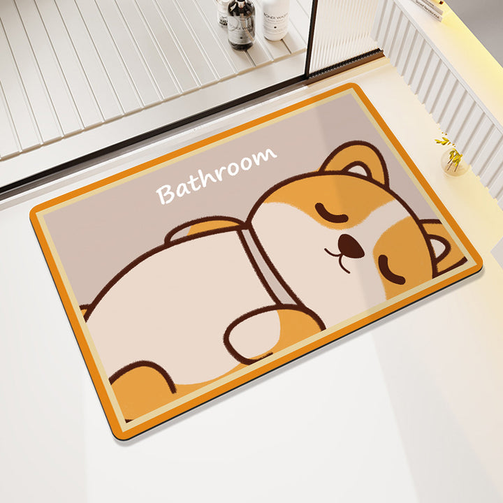 Decorative Bathroom Mat Kalsten