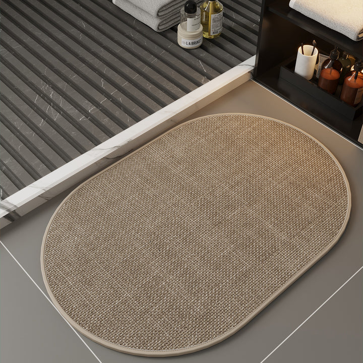 Half-Moon Decorative Entry Mat for Home
