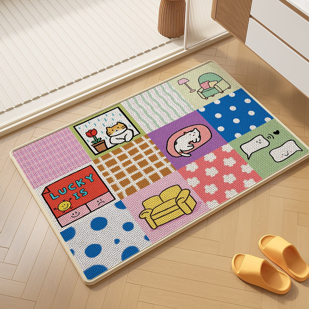 Playful Themed Welcome Mat