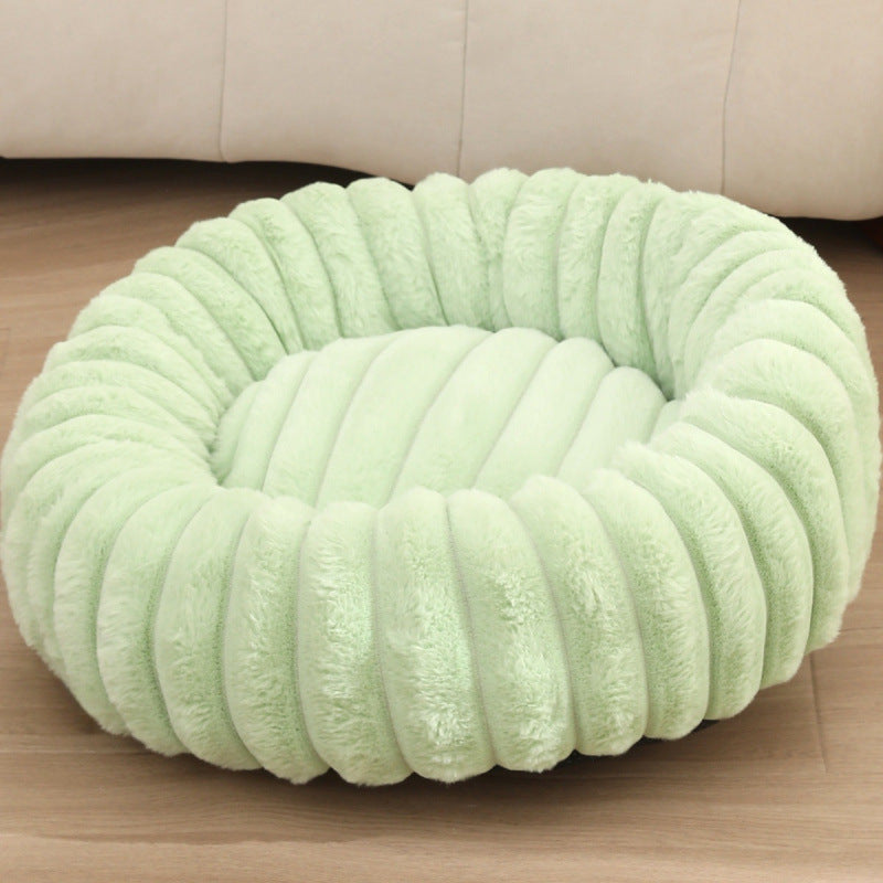 Women Round Cuddle Bed with High Edges Kalsten