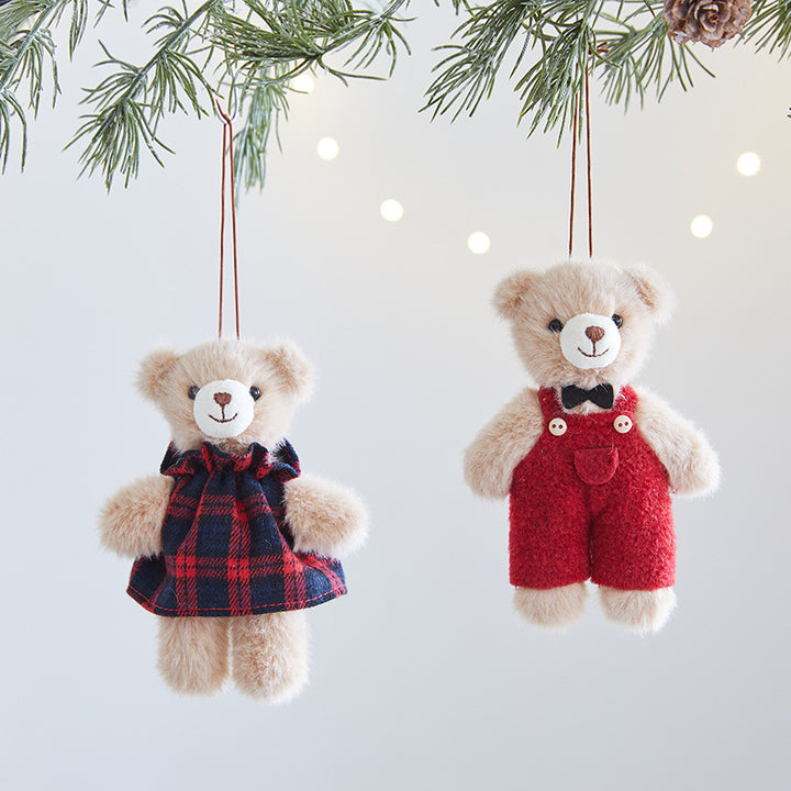 Cute Plush Bear Ornament