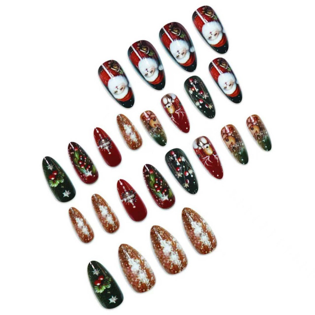 Holiday Themed Decorative Nail Art Kalsten
