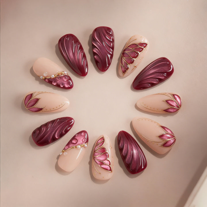 Decorative Press-On Nail Enhancements Kalsten 1789915539