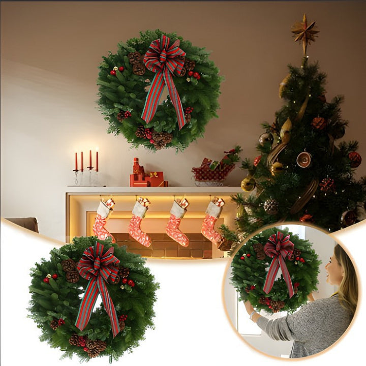 Festive Holiday Wreath