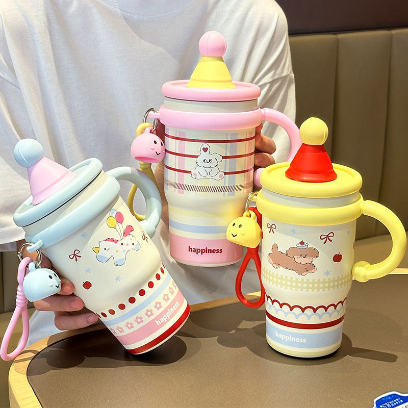 Women's playful drinking cups with integrated silicone lid Kalsten