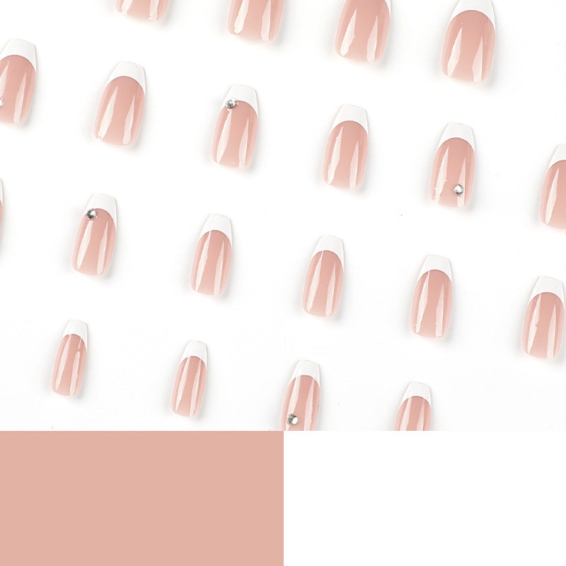 Glamorous artificial nails with French manicure Kalsten