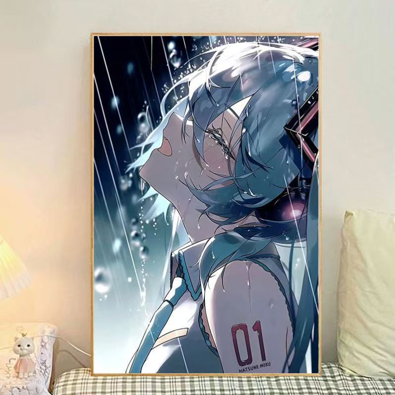 Anime-Themed Illustrated Canvas Art Print Kalsten
