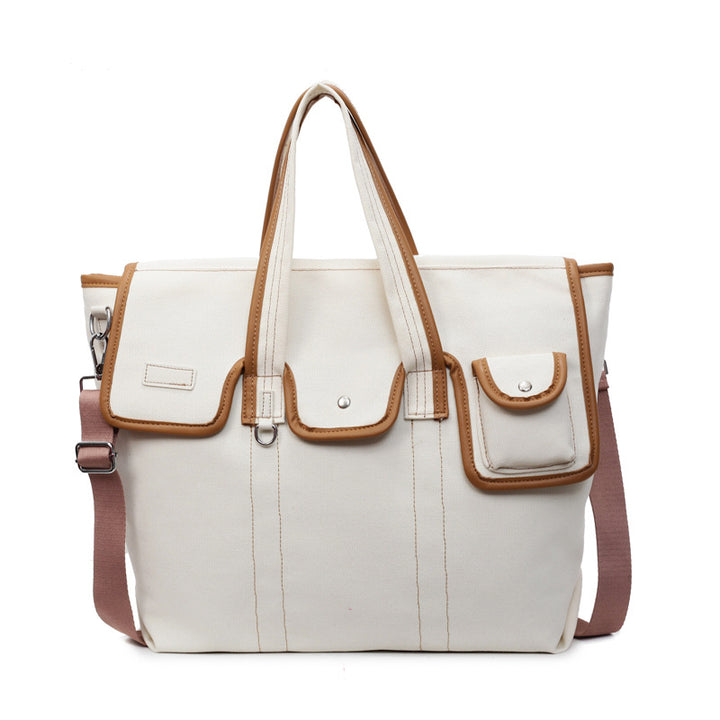 Multi-Compartment Utility Tote Bag