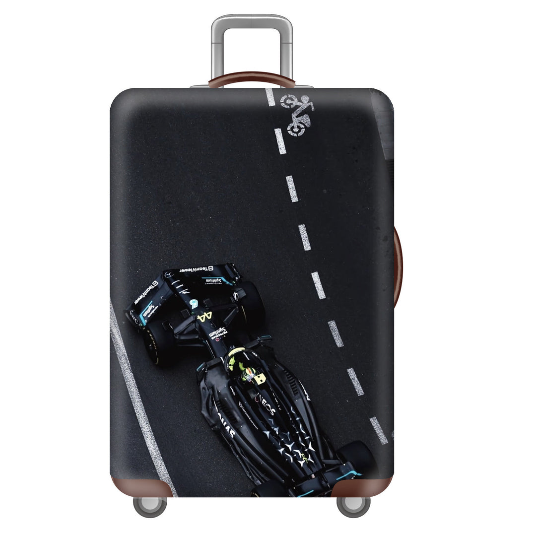Unisex Hard-shell Suitcase with Impressive Futuristic City Design Kalsten