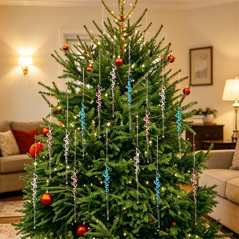 Hanging Icicle Ornament Set