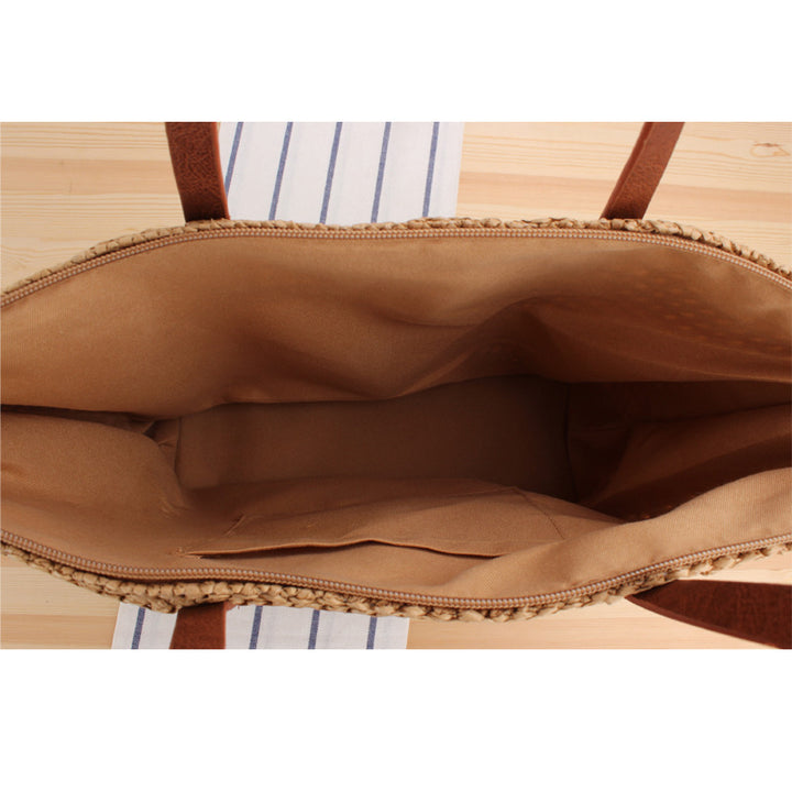 Stylish Beach Bag Made of Natural Material Kalsten