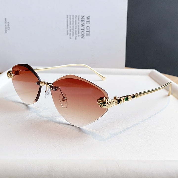 Women's Cat-Eye Sunglasses with Luxurious Jewelry Frame Kalsten