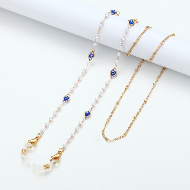 Elegant Glasses Chain with Pearls and Accents Kalsten
