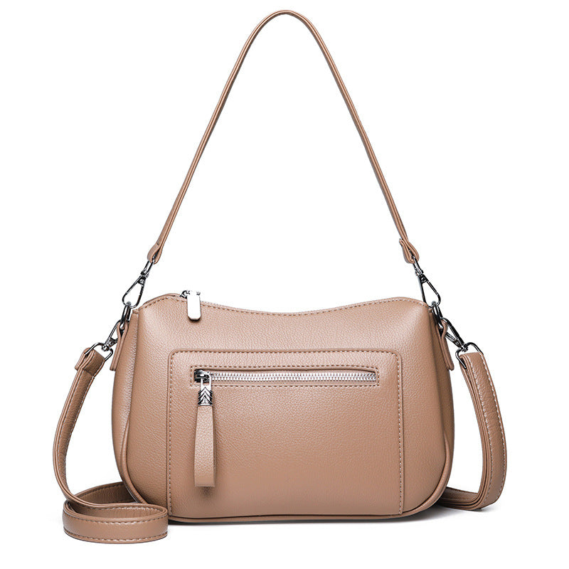 Casual Leather Crossbody Bag Kalsten