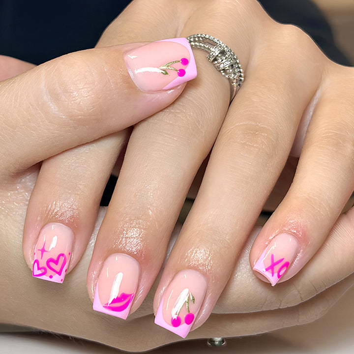 Artistic Abstract Press-On Nails Kalsten