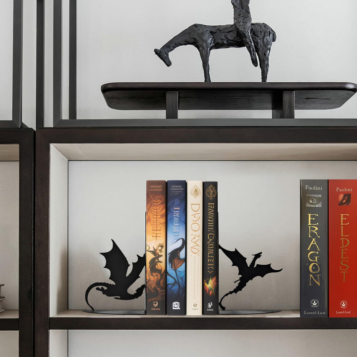 Dragon-Themed Decorative Bookends