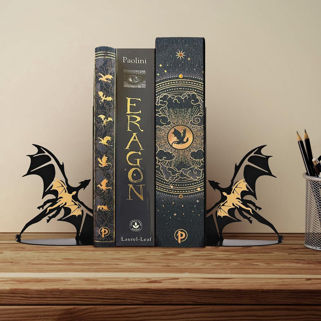 Dragon-Inspired Decorative Bookends