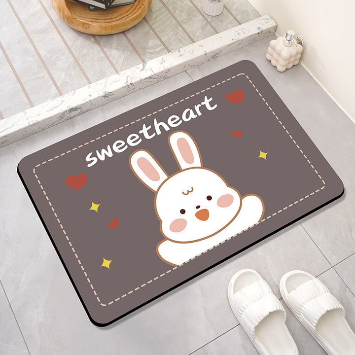 Cute Bear-Themed Decorative Mat