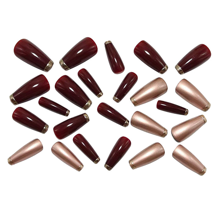 Shiny artificial nails in modern design Kalsten