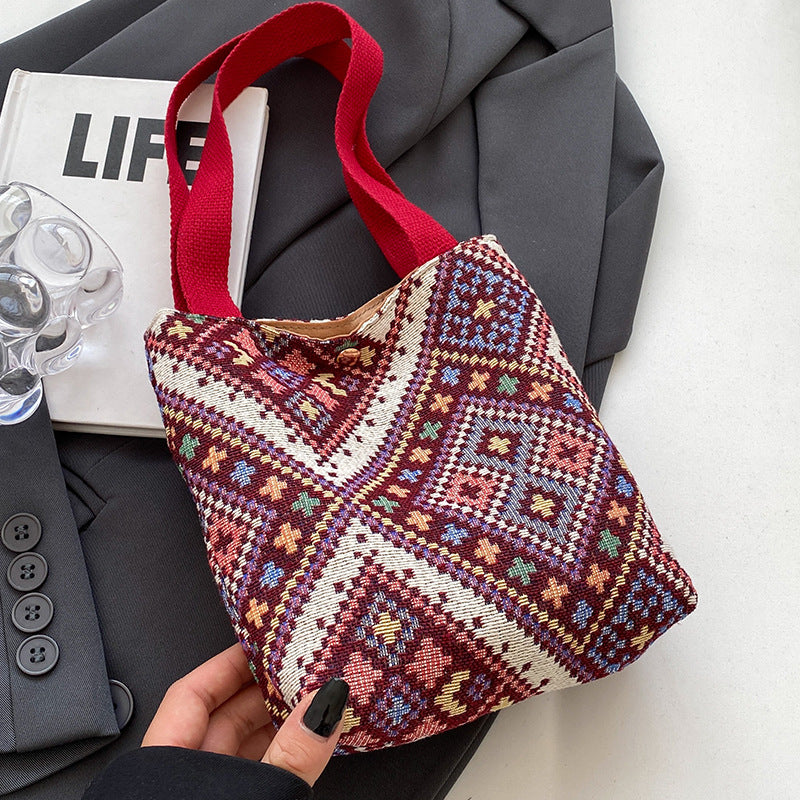 Modern Woven Handbag