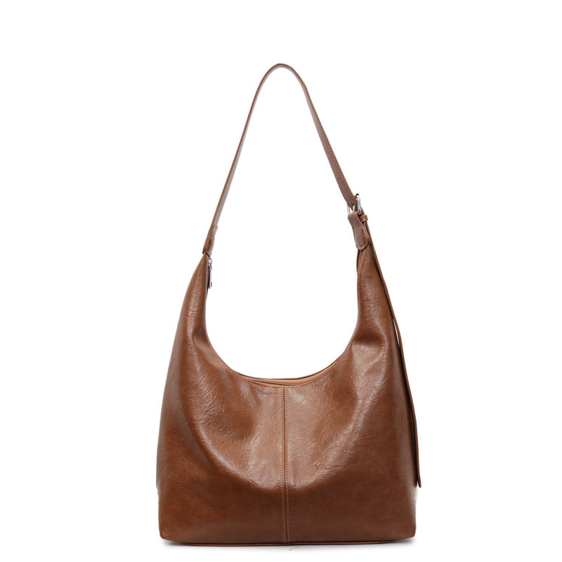 Premium Leather Slouchy Handbag Kalsten