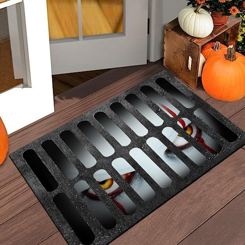 Spooky Halloween-Themed Entrance Mat