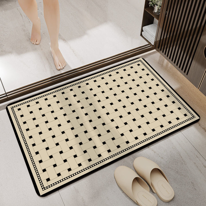 Abstract Modern Bath Mat Kalsten