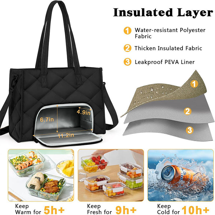 Insulated Multi-Purpose Lunch Tote Kalsten