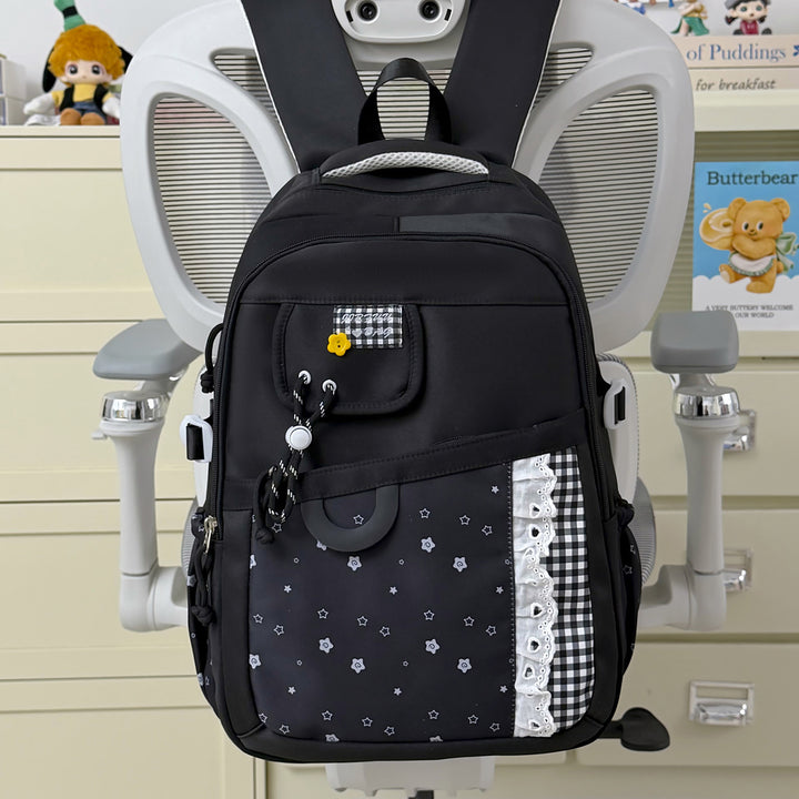 Stylish Multi-Compartment School Backpack Kalsten